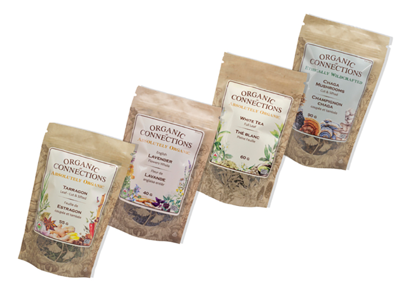 Organic Connections  Bulk Herbs and Spices - Brown Stand-Up Pouches image